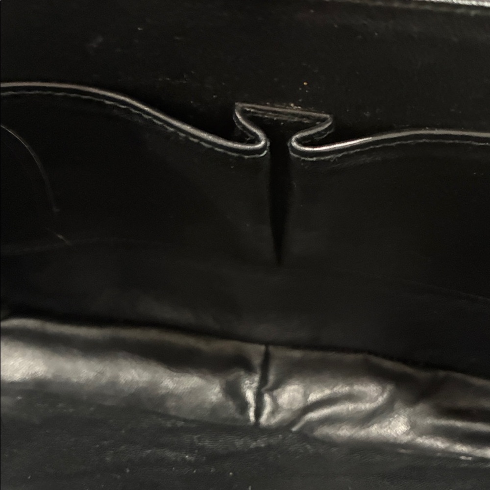 Vintage Celine Chic Black Leather Bag with Gold Accents - Picture 10 of 14